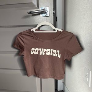 Amazon Cowgirl Crop Top
